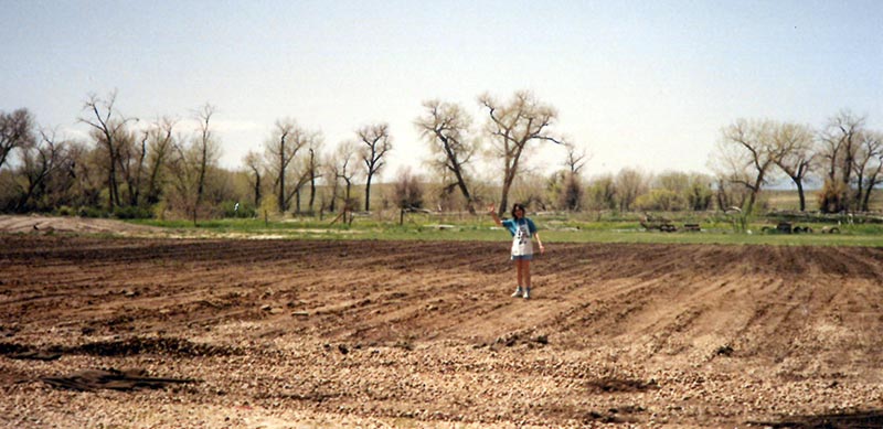 Beth in open field